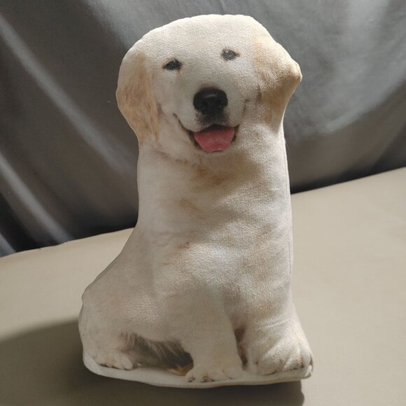 Morgan Home Golden Labrador Retriever Shaped Decorative Door Stop Plush Pillow - Picture 9 of 9